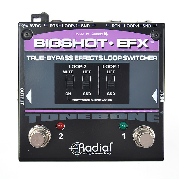 Radial Bigshot EFX True-Bypass Effects Loop Switcher V2 image 1