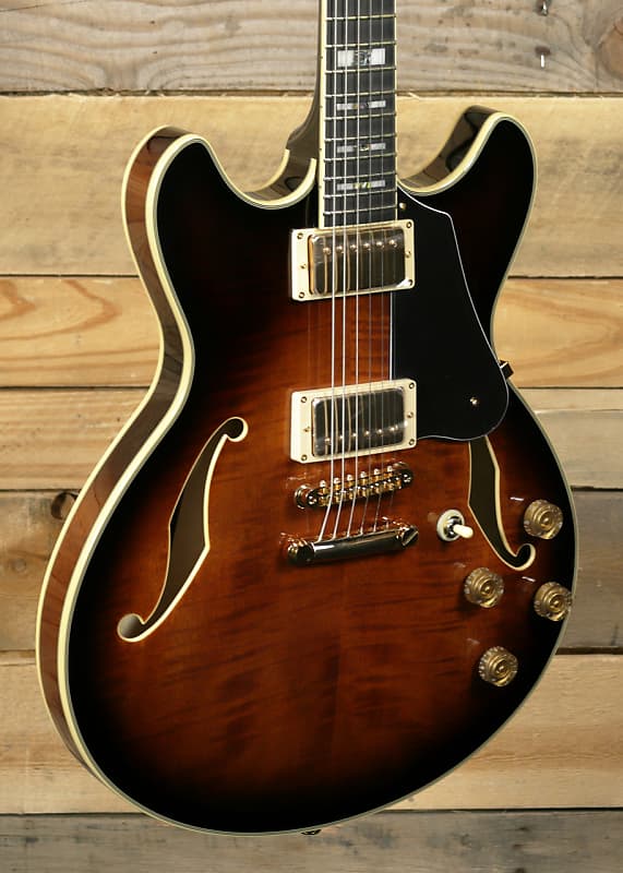 Ibanez John Scofield Signature JSM100 Hollowbody Guitar Vintage Sunburst w/ Case image 1
