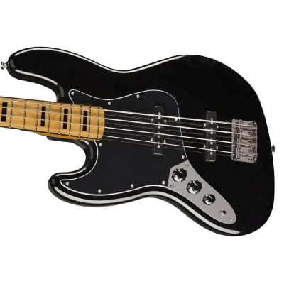 Squier Classic Vibe '70s Jazz Bass Left-Handed Bass Guitar (Black) image 6