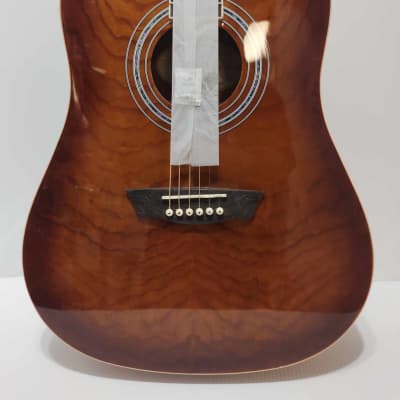 Washburn Premium Acoustic Guitar Pack Quilted Maple Top - 2023 - Vintage Burst for sale
