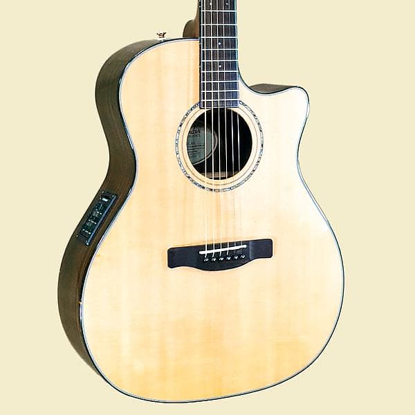 Fender GA-45SCE Grand Auditorium Acoustic Guitar Natural | Reverb