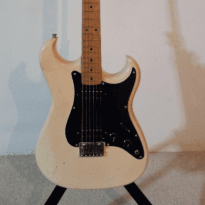 cortez, strat-like, white/faded, guitar image 1