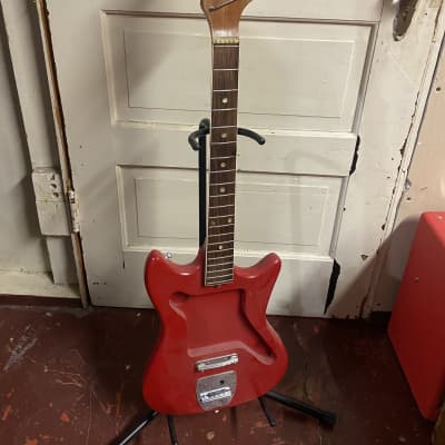 Kawai solid body project husk 70s Teisco Tiesco style guitar body and neck for sale