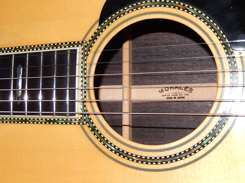 MADE IN JAPAN 1979 - MORALES M500 - VERY UNIQUE - MARTIN D45 STYLE