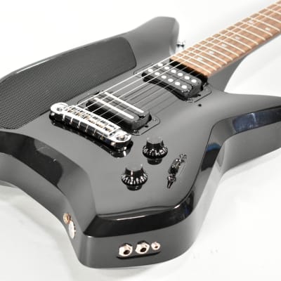 Fusion Smart Guitar Black Finish Electric Guitar w/ Gig Bag image 7