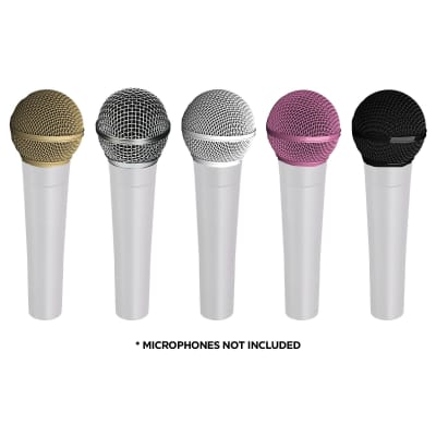 Replacement Mic Grilles 5 Colors fits SM58 w Microphone Sanitizer Cleaner Spray image 3