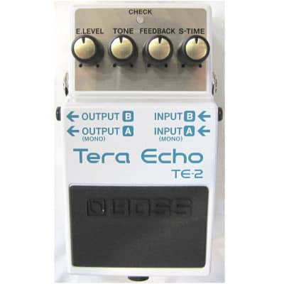 Used Boss TE-2 Tera Echo Reverb Guitar Effects Pedal image 1