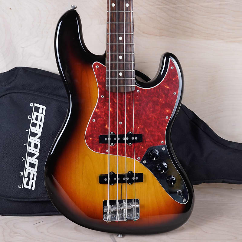 Jazz bass on sale sunburst tortoise