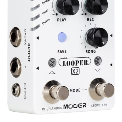 MOOER Looper X2 - Stereo Looper Pedal Bild 2