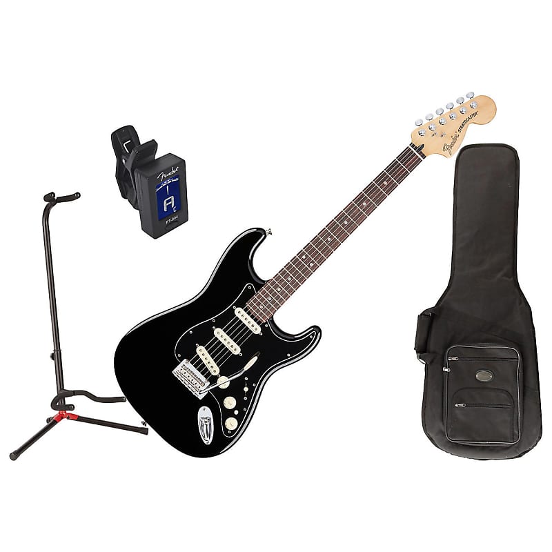 Dustcell ema使用　fender ギター BLACK Electric Guitar Fender Mexico Standard Stratocaster 2017