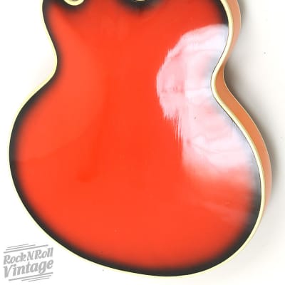 Supertron Double Neck Guitar Mando 1961 Redburst image 4