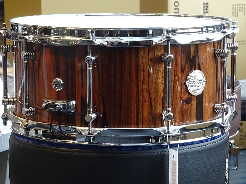 Doc Sweeney Drums 6X14 Monterillo Rosewood Stave Snare Drum - High Gloss  Natural