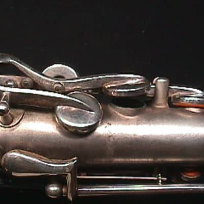 Vintage Silver Buescher True Tone Alto Saxophone in a Hard Case as-is   7 S image 7