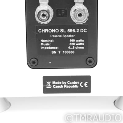 Canton Chono SL 596.2 DC Floorstanding Speakers; White Pair (Closeout) image 8