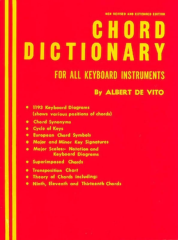 Chord Dictionary for Keyboard Instruments Reverb
