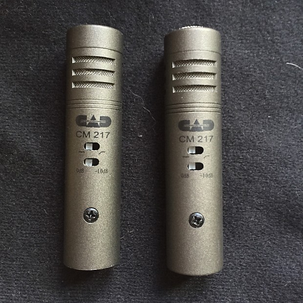 CAD CM217 Small Diaphragm Cardioid Condenser Microphone Stereo Pair image 1