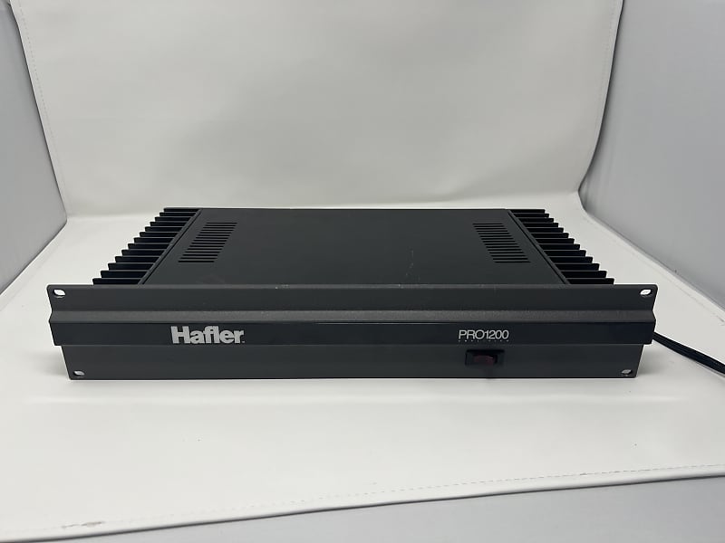 Hafler Pro 1200 rack amp Reverb