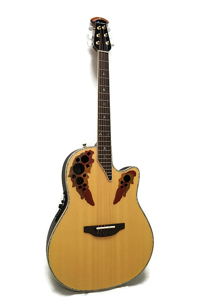 【​限​定​販​売​】 Custom Ovation Elite Acoustic-Electric Contour Deep C2078AX ギター