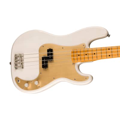 Squier FSR Classic Vibe Late 50s Precision Bass Guitar, Maple FB, White Blonde image 5