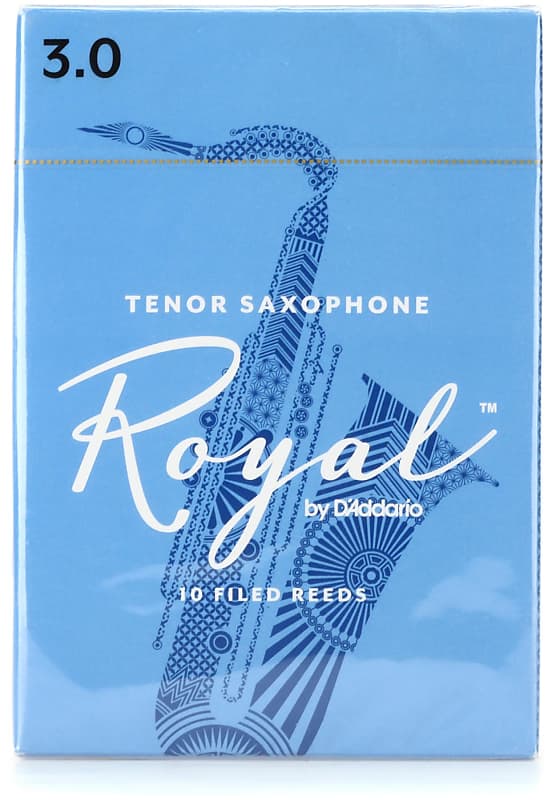 D'Addario RKB1030 - Royal Tenor Saxophone Reeds - 3.0 (10-pack) image 1