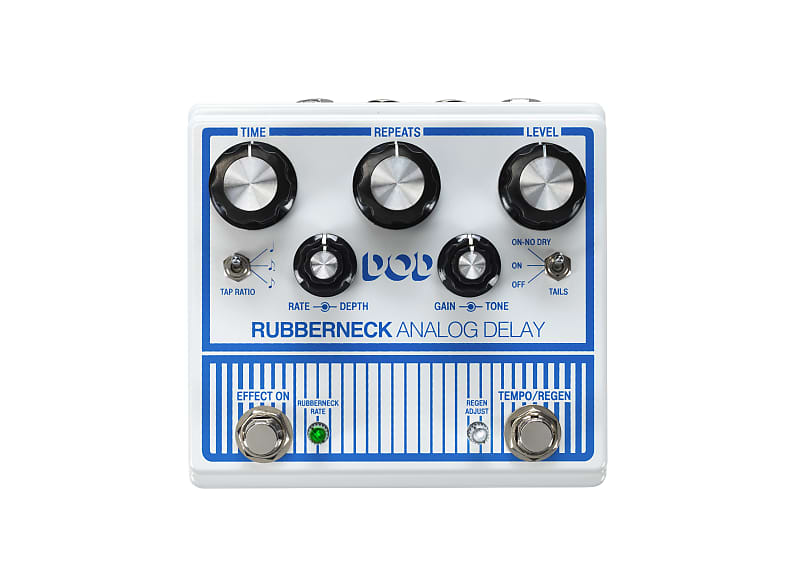 DOD Rubberneck Analog Delay Pedal with Tap Tempo image 1