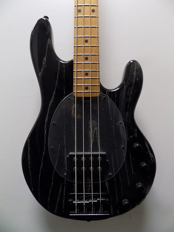 Sterling by Music Man StingRay Ray34ASH-BK-M2 4-String Electric Bass - Ash  Black - B-Stock