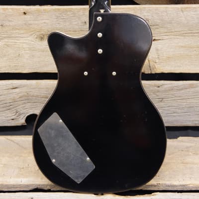1964 Silvertone 1444 Danelectro Singlecut Bass with Case, Used image 8