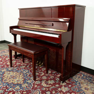 Pearl River 46" UP118M Upright Piano | Polished Mahogany | SN: IH0607444 | Used image 1