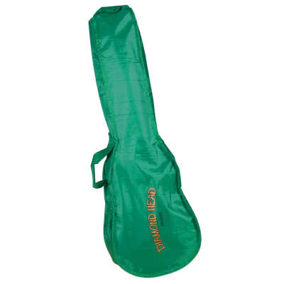 Diamond Head DU-105 Rainbow soprano ukulele, green with gig bag image 3
