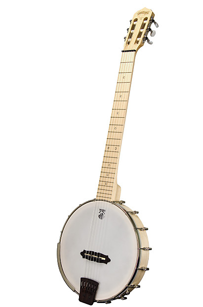 Deering Goodtime Solana 6 Nylon String Banjo with Pickup Reverb