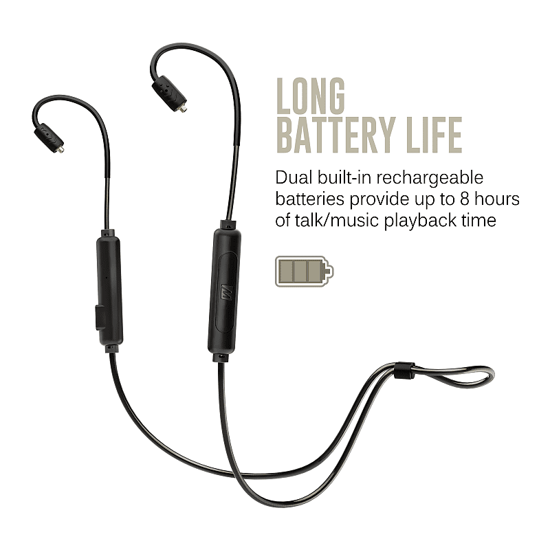 MEE audio BTX2 Bluetooth Wireless Universal MMCX Adapter Cable