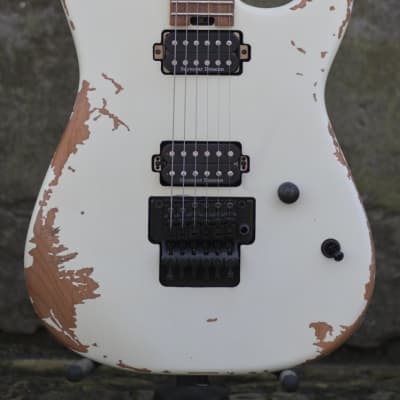 Charvel Pro-Mod Relic San Dimas® Style 1 HH FR PF - Weathered White for sale