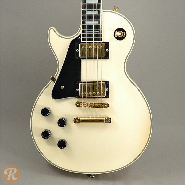 Left handed store white les paul