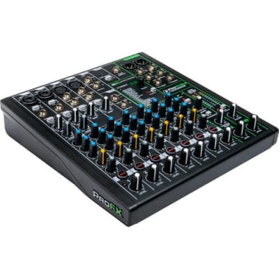 Mackie ProFX10v3 10-channel Mixer with USB and Effects with a Gator G-MIXERBAG-1515 Mixer Bag and a Hosa Technology CMP153 image 2