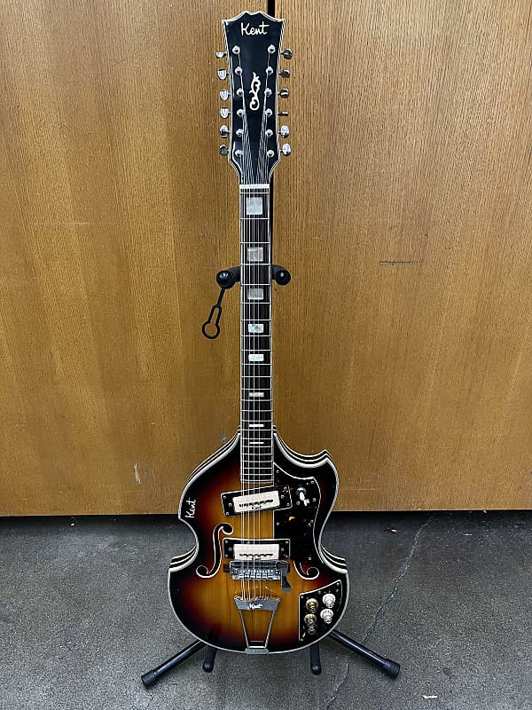 Kent Model 835 12 String Hollow Body Electric Guitar 1960's
