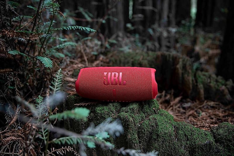  JBL Charge 5 Portable Wireless Bluetooth Speaker with IP67  Waterproof and USB Charge Out - Red, small : Electronics