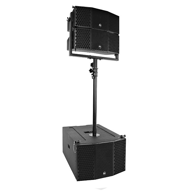 Seismic Audio CLA-PKG1 Compact Line Array Package w/ 3x10 Sub, 2x5 Speaker Par, Pole Mount image 1