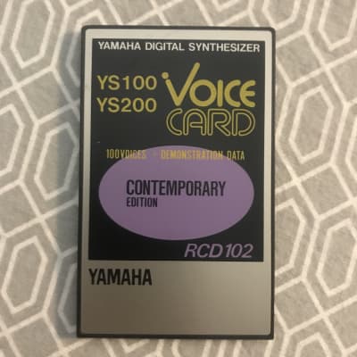 YAMAHA VOICECARD RCD-103 ボイスカード ヨーロピアン