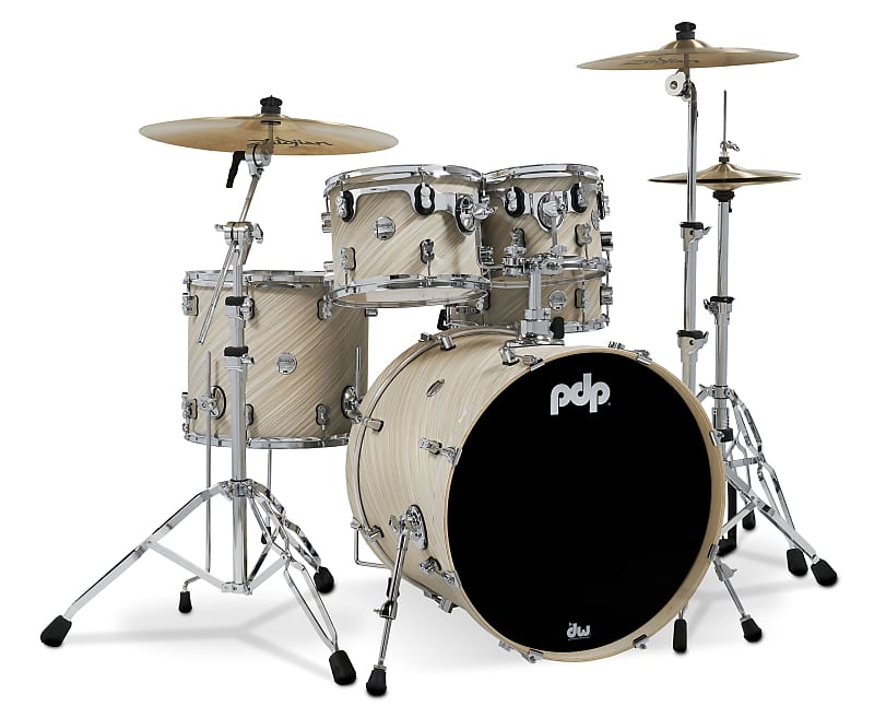 PDP CONCEPT MAPLE TWISTED IVORY 5 PC. DRUM SET image 1
