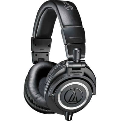 Audio-Technica ATH-M50x Closed-Back Professional Studio Monitor Headphones image 10
