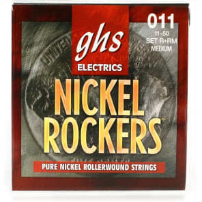 GHS RRM Nickel Rockers Roundwound Electric Guitar Strings - Medium (11-50)