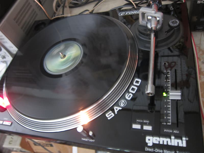 Gemini SA-600 Turntable Direct Driver, Variable Speed Control, Heavy, No  Headshell/Cartridge, Tested, Works, Built Black