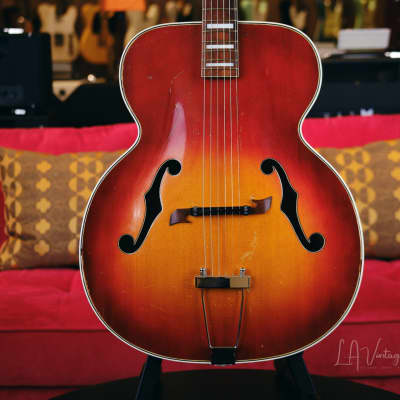 Kay Sherwood Deluxe Archtop Guitar - Late 40's to Early 50's - Sunburst Finish image 2