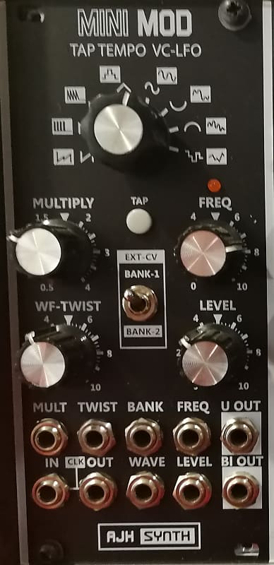 AJH Synth Tap Tempo VC-LFO Black