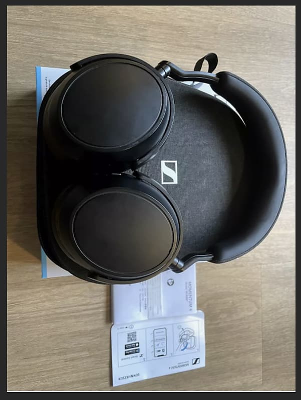 Sennheiser Momentum 4 Over The Ear Wireless Headphones - Black 2024 - Black image 1