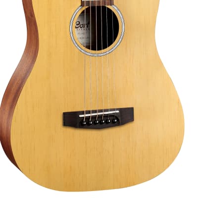 Cort ADMINIOP Standard Series Dreadnought 3/4 Size Mahogany Neck 6-String Acoustic Guitar w/Gig Bag image 9