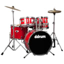 Ddrum D1 CRD D1 JUNIOR - CANDY RED - COMPLETE DRUM SET WITH CYMBALS