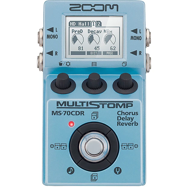 ZOOM MS-70CDR MULTI STOMP 中古品 中古品 ZOOM MS-70CDR MultiStomp Chorus / Delay / Reverb
