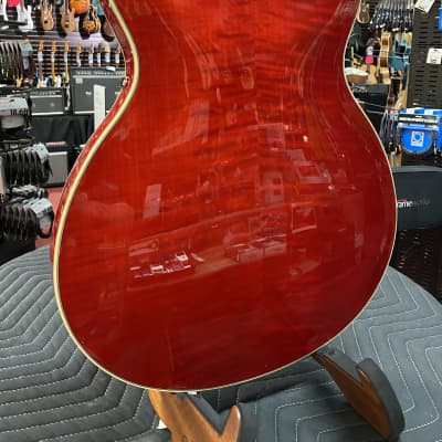 Ibanez Artcore Expressionist AS93FM Semi-Hollow Electric Guitar - Transparent Cherry Red image 5