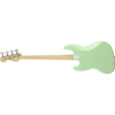 Fender American Performer Jazz Bass, Maple, Satin Surf Green image 5